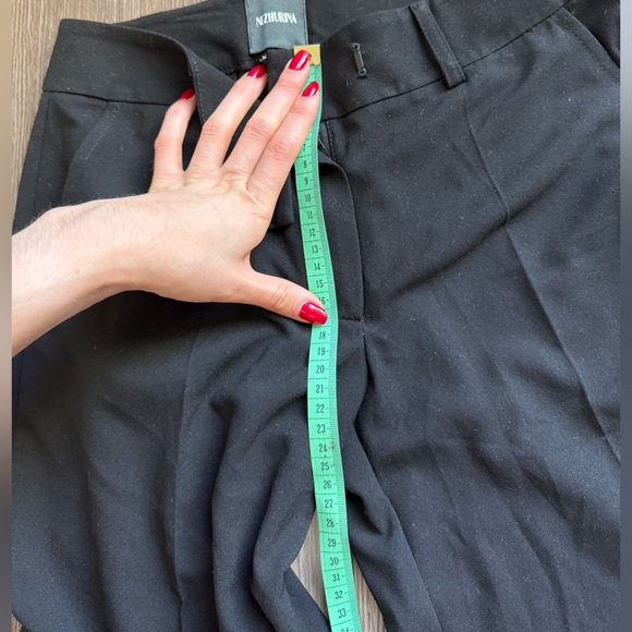 Low-rise, wide-leg work pants - Picture 5 of 7